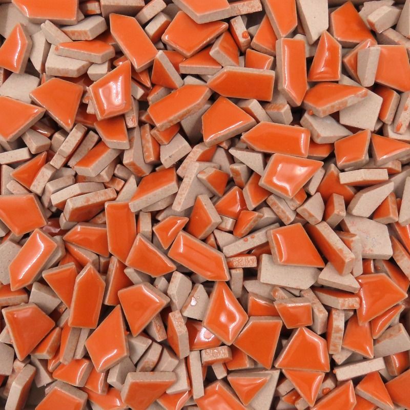 Mini Keramik-Puzzles orange