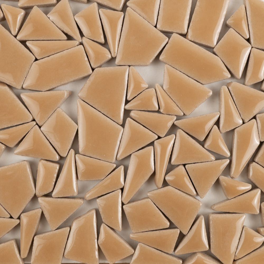 Mini Keramik-Puzzles hellbraun