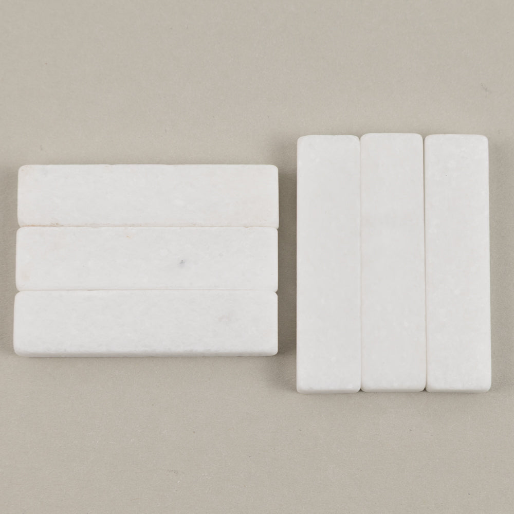 Marble Rods Crystal White