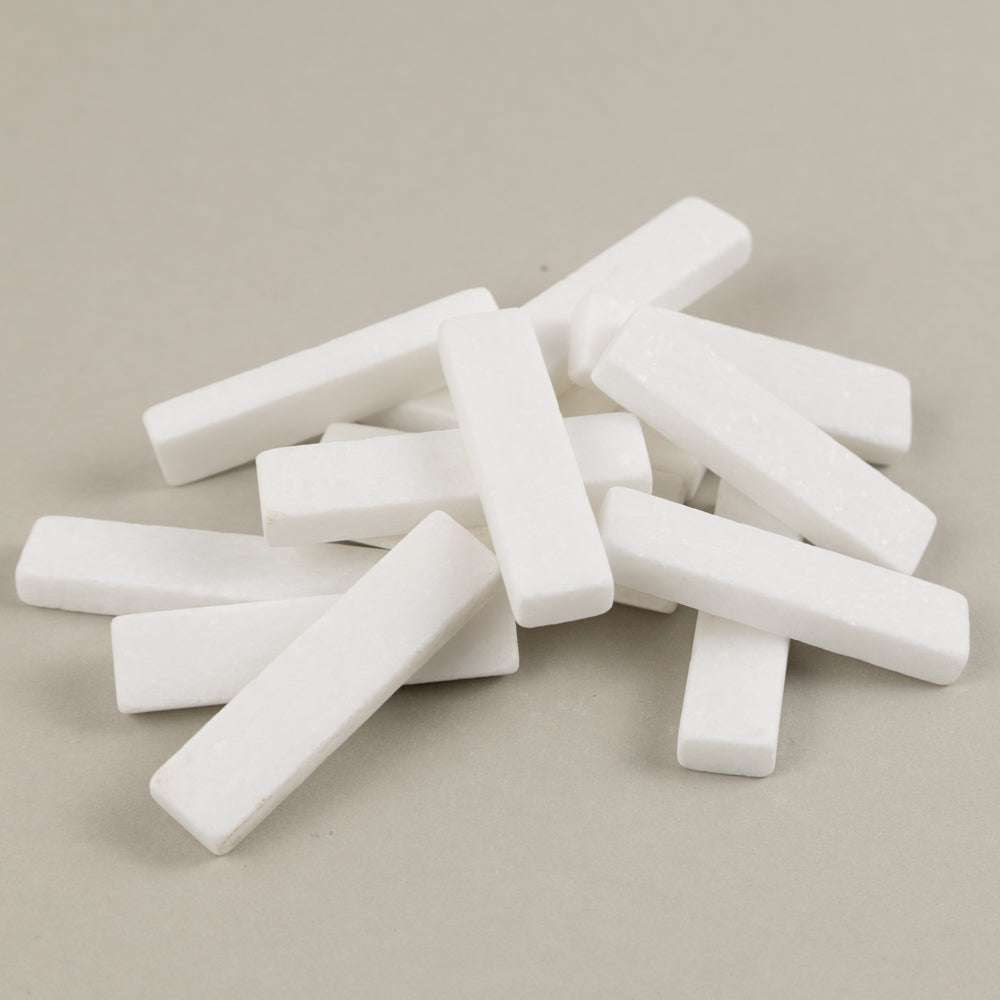 Marble Rods Crystal White