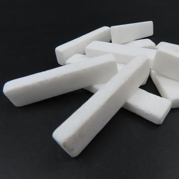 Varillas de mármol Blanco Cristal