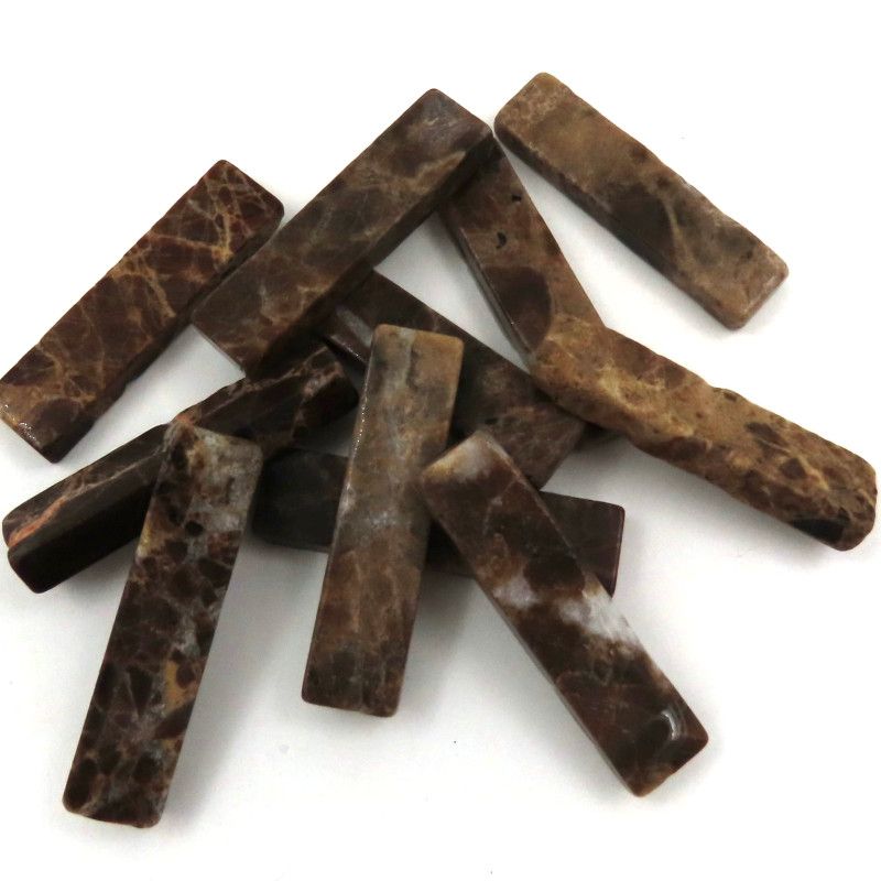 Varillas de mármol Marrón Oscuro