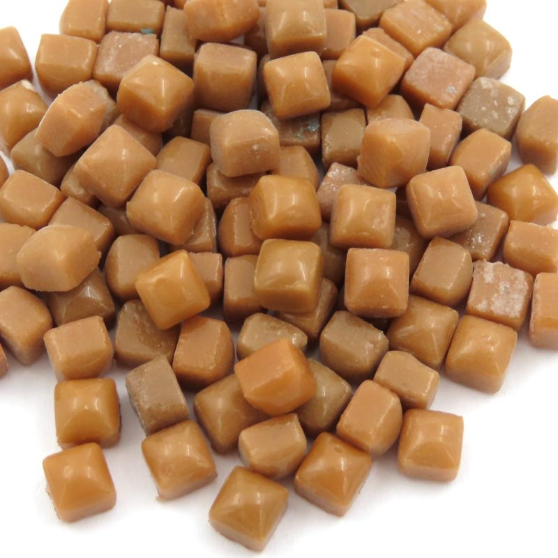 Micro Glass Cubes 4,8mm  Mocha