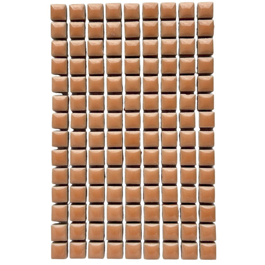 Mini Glazed Ceramic 10mm  Salmon