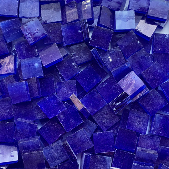 Glacier Tiffany Glass Mosaic 15mm – Cobalt