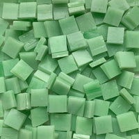 Losse Tiffany Glacier glastegeltjes van 15 mm in Meloen