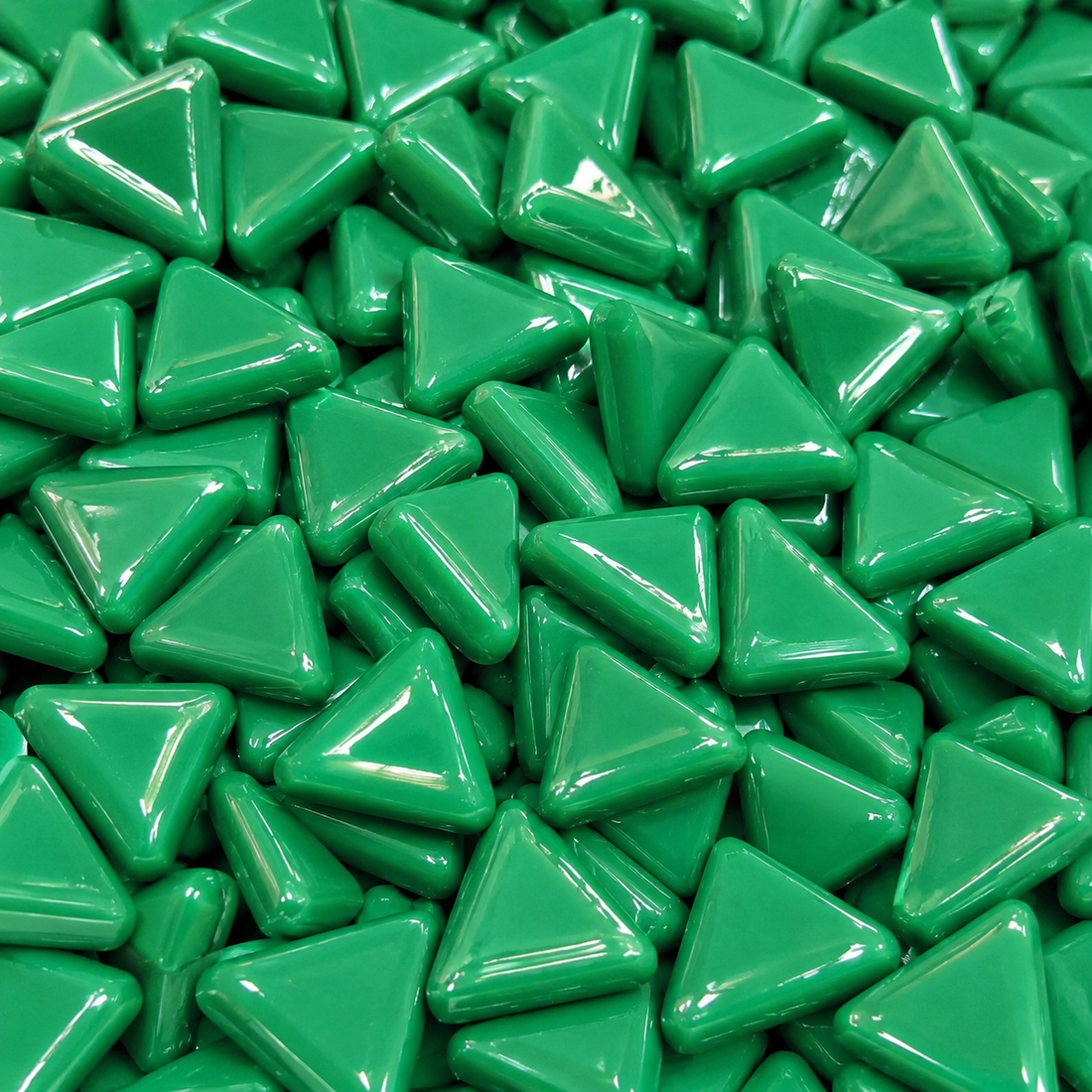 Mini Glasmozaïek Driehoek Spargroen
