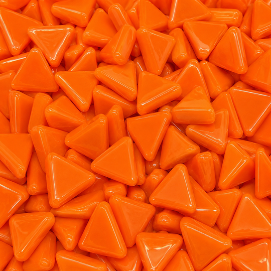 Mini Glasmosaik Dreieck Mandarin