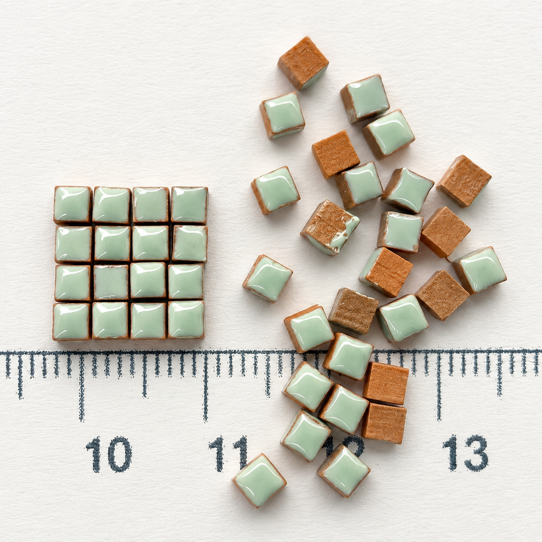 Nano mozaic ceramic 3mm – verde fistic