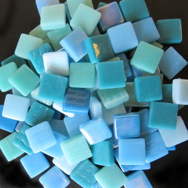 Ottoman 12mm Türkis Mix