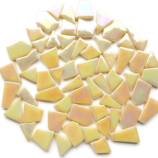 Ottoman Puzzels Iriserend Crème