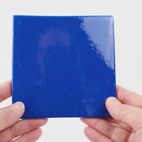 Video showing Morasutti Smalti mosaic tile – blue – 11.5 x 11.5 cm, rotated to show full tile