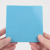 Video showing Morasutti Smalti mosaic tile – turquoise – 11.5 x 11.5 cm, rotated to show full tile