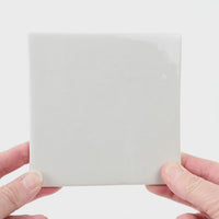 Video showing Morasutti Smalti mosaic tile – white – 11.5 x 11.5 cm, rotated to show full tile