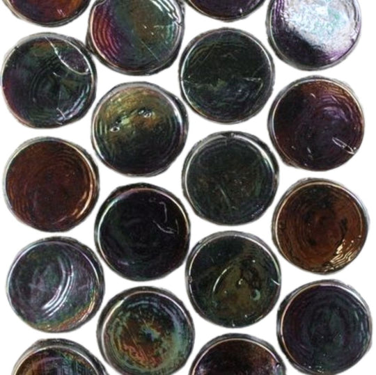 Radiant Round 18 mm Black Sea