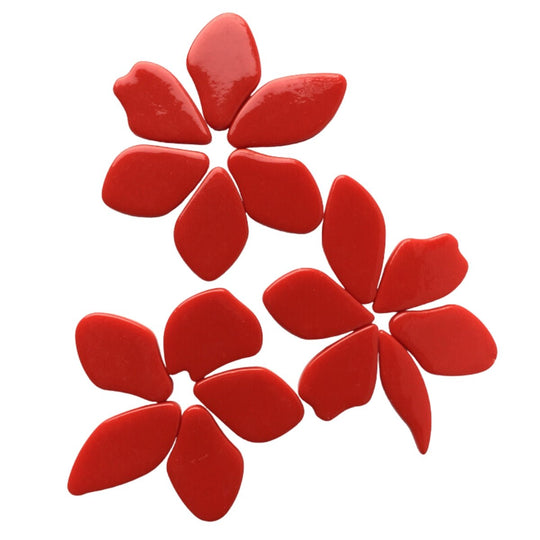 Bloemblaadjes Glas Rood