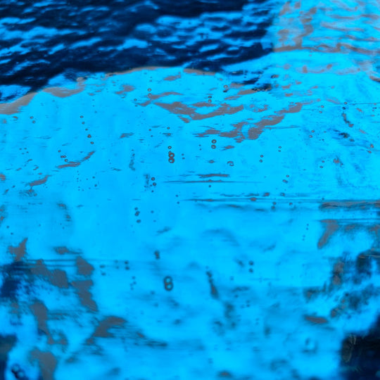 Gekleurde Spiegel Pauwenblauw