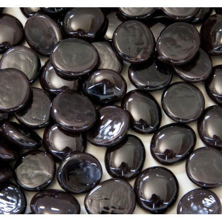 Glasdruppels  16-20mm Koffie