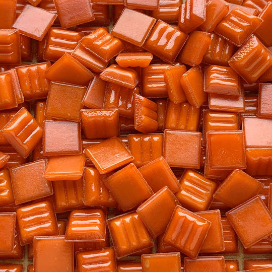 Glasmozaiek 10mm Oranje