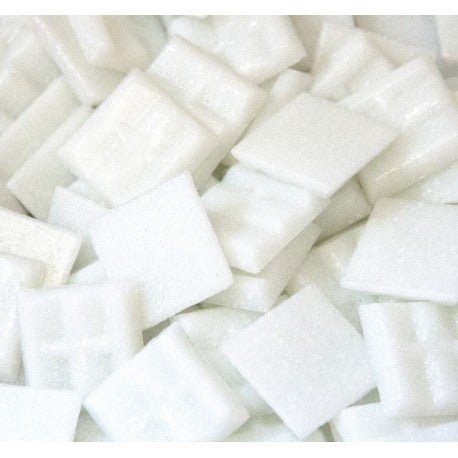 Glass Vitreous 20mm  Iced White