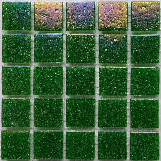 Iridescent Glass Mosaic 20mm  Abalone