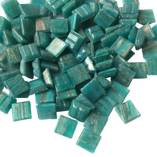 Glasmosaik Gold 10mm  Aventurin