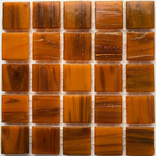 Gold Glass Mosaic 20mm  Mandarin