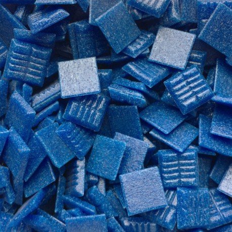 Murano Glass Mosaic 20mm  Steelblue