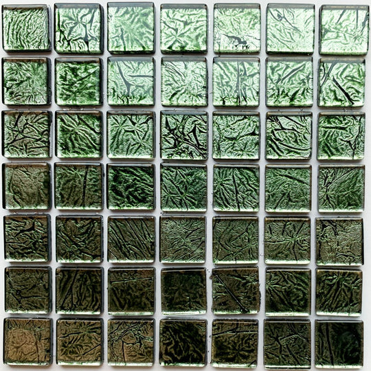 Mirrored/Metallic Tiles 20mm  Emerald