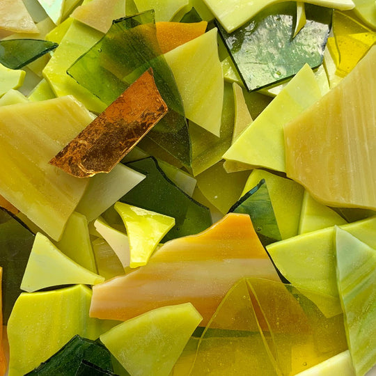 Glasscherben  Zitrone Mix