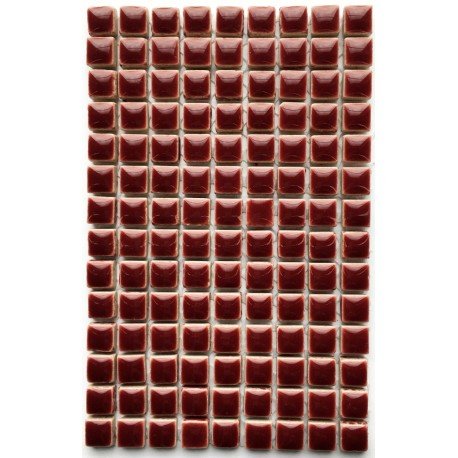 Mini Glazed Ceramic 10mm  Bordeaux