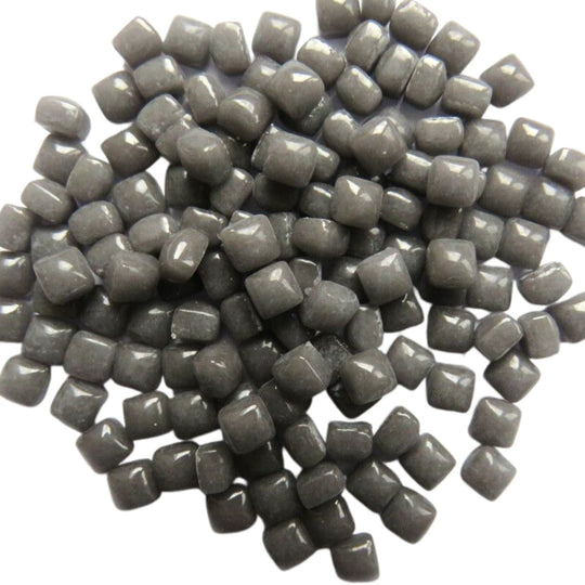 Micro Glass Cubes 4,8mm  Dark Grey
