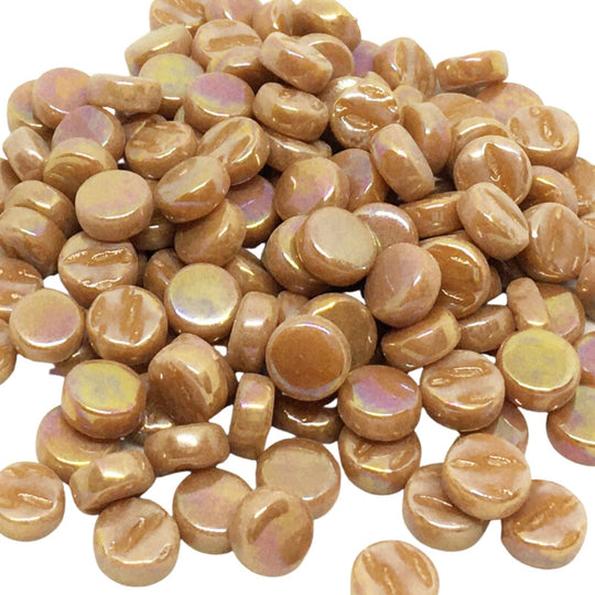 Mini-Runden Perle 8mm Brauner Zucker