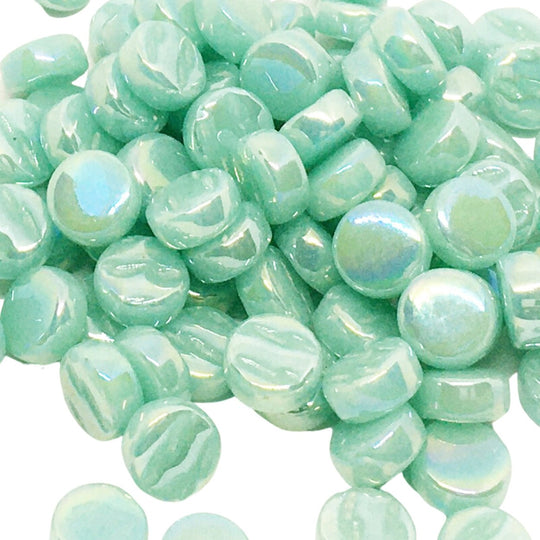 Mini-Runden Perle 8mm Hell Cyan