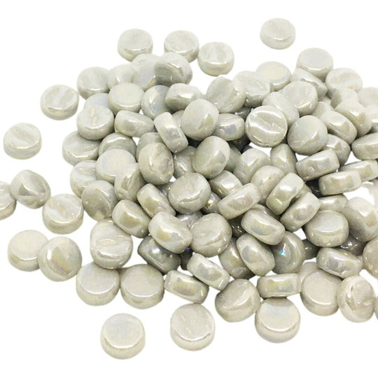 Mini-Runden Perle 8mm Hellgrau