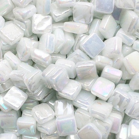 Ottoman Pearlised 8mm   Broken White