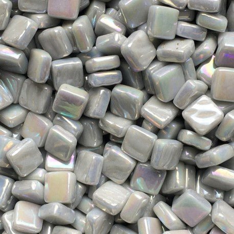 Ottoman Pearlised 8mm   Pale Grey