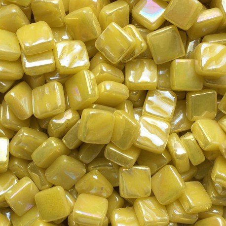 Ottoman Pearlised 8mm  Opal Yellow