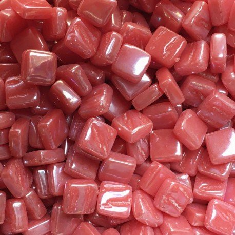 Ottoman Pearlised 8mm   Orange Red