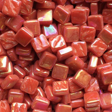 Ottoman Pearlised 8mm    Red