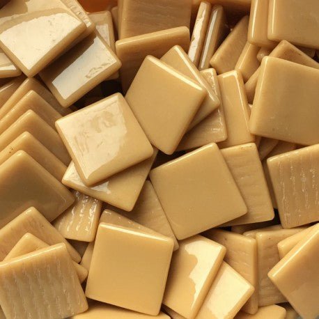 Pâte de Verre 25mm Caramel