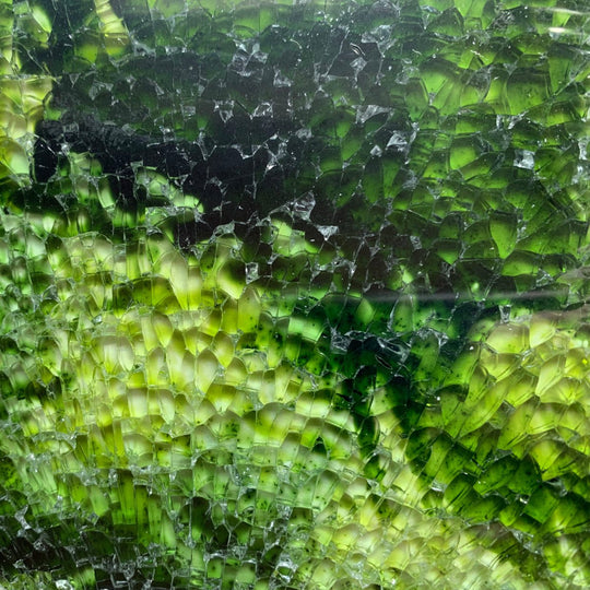 Safety Glas  Grün Marmoriert