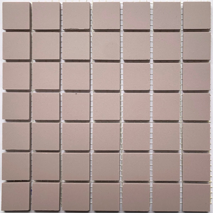 Winckelmans Parme – matte Mosaikfliesen im Format 20x20 mm auf Netz